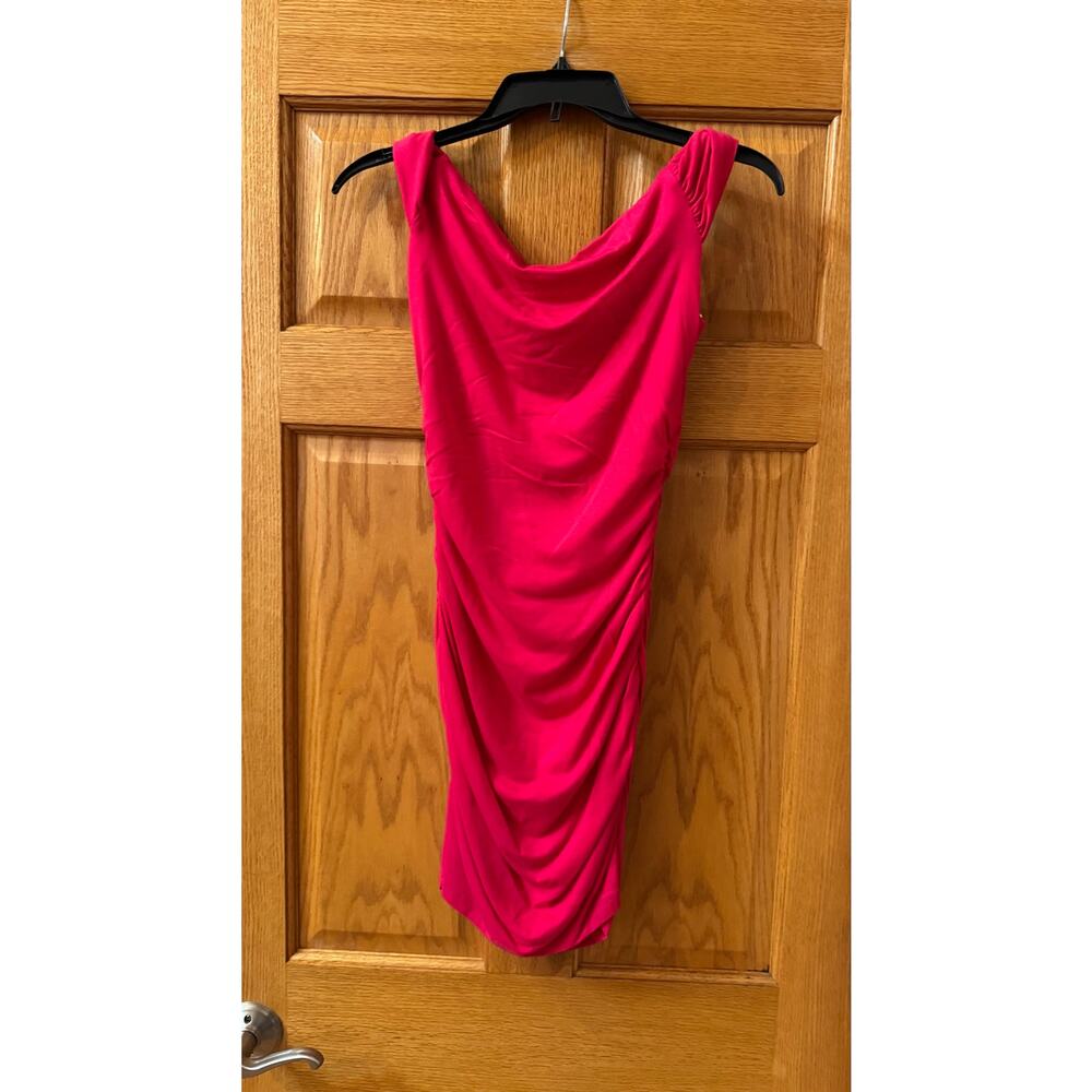 Reformation Raydon Off-Shoulder Ruched Mini Dress - Picture 8 of 8